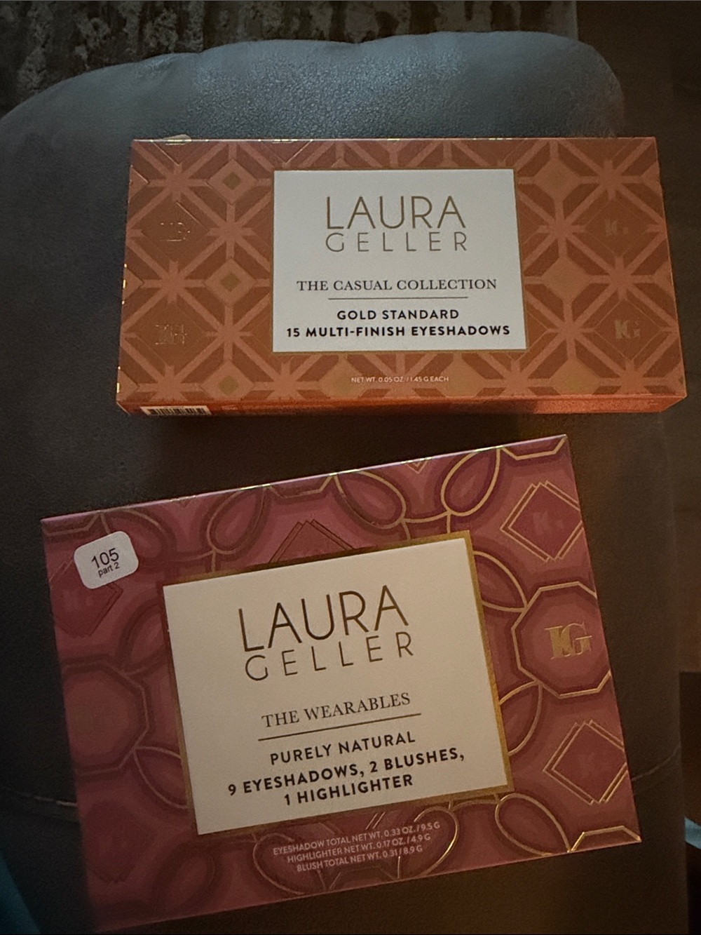 Laura Geller Gold Standard & The Wearables Eyeshadow Palettes - Rose, Gold